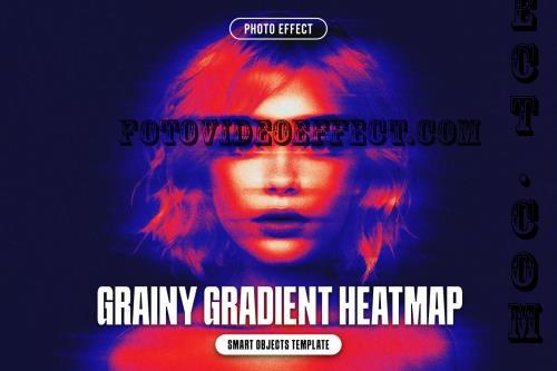 Grainy Gradient Heatmap Photo Effect - 290627619 - WBZAVDE