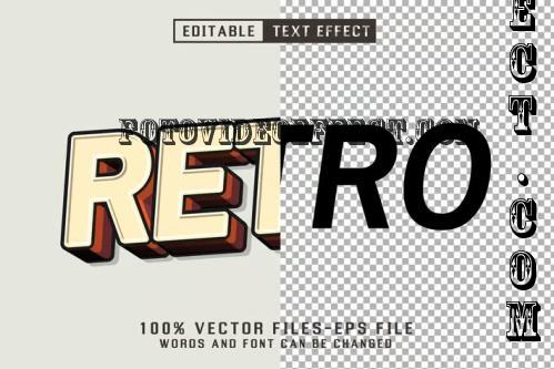 Retro 3d Text - Editable Text Effect - 9DFC9RT