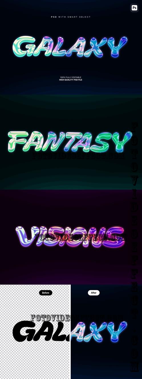 Shiny Colorful Text Effect - HNZKVXG