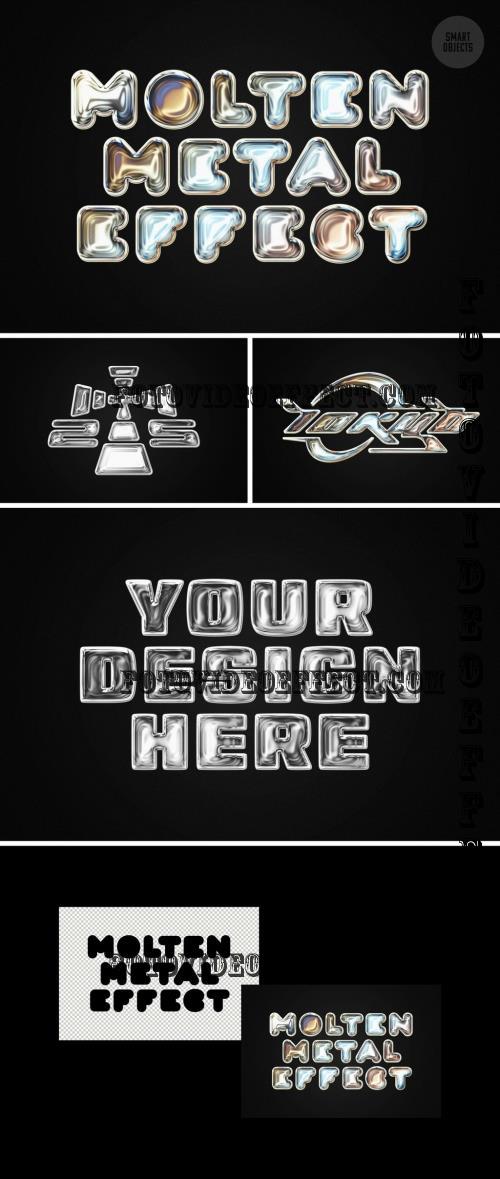 Molten Text & Logo Metal Effect - 290424741 - 95MTQG8