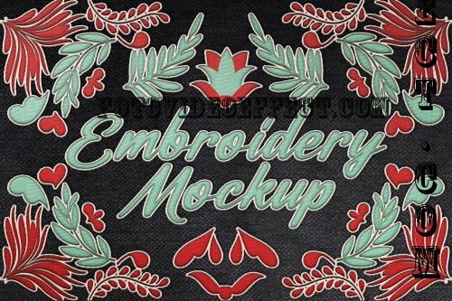 Embroidery Mockup Denim #12 - RCNANXZ