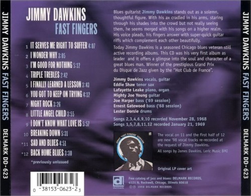 Jimmy Dawkins - Fast Fingers (1969)(1998) Lossless  