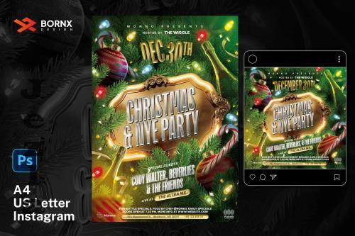 Christmas NYE Party Flyer - 5BKUBK8