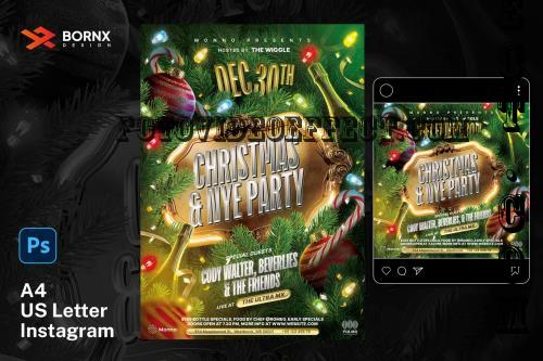 Christmas NYE Party Flyer - 5BKUBK8