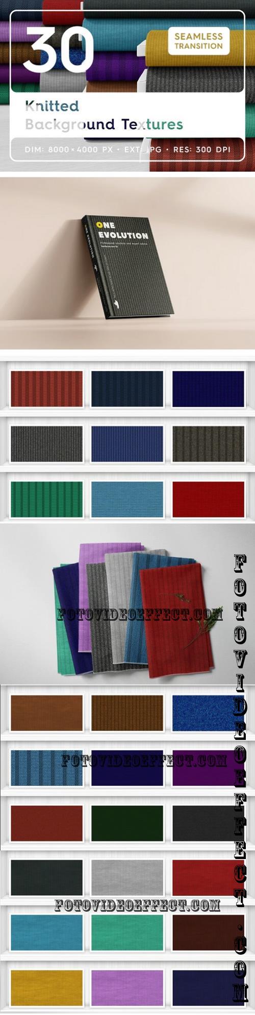 30 Knitted Background Textures - 42198652 - 8RFFUJA