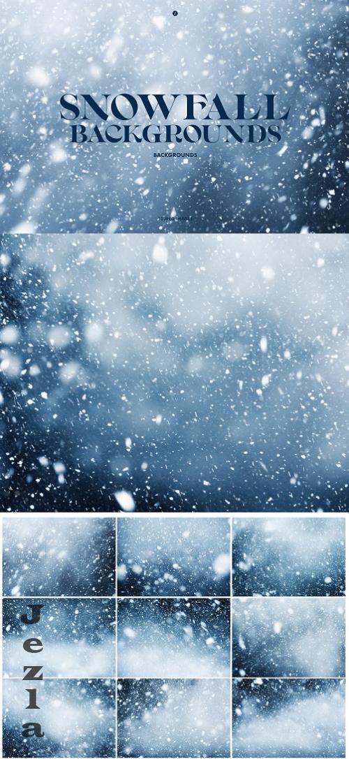 Snowfall Backgrounds - AJJKXF8