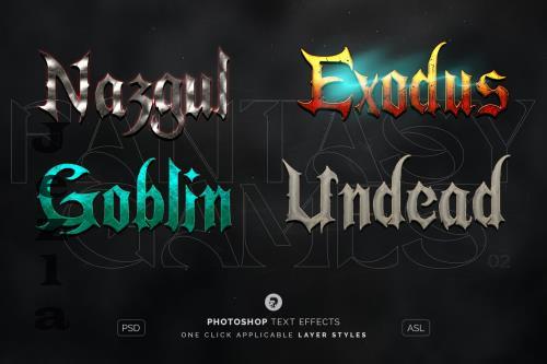 Fantasy Games Text Effects 02 - XVUPVCY