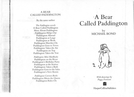 A Bear Called Paddington - Michael Bond