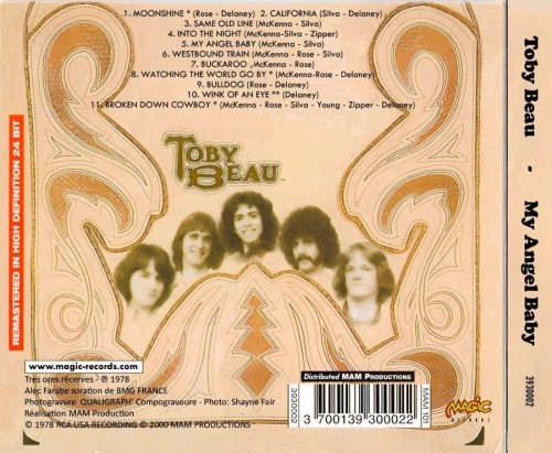 Toby Beau - My Angel Baby (1978) (2000)  Lossless