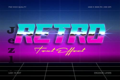 Retro Text Effect - 290723823 - 4AGVGPX