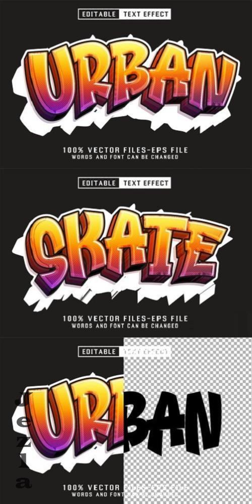 Urban Graffiti Text - Editable Text Effect - RVZFDWQ