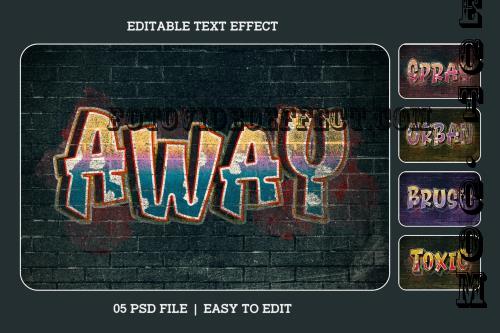 Graffiti Style Editable Text Effect Set - 2GPSPS4