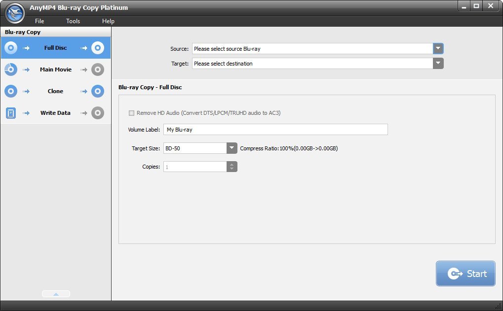 AnyMP4 Blu-ray Copy Platinum 7.3.10