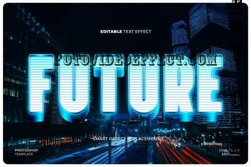 Futuristic Neon Text Effect - ZQXXCKG