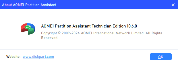 AOMEI Partition Assistant 10.6.0