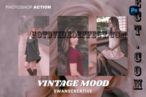 Vintage Mood Photoshop Action - U496J6C