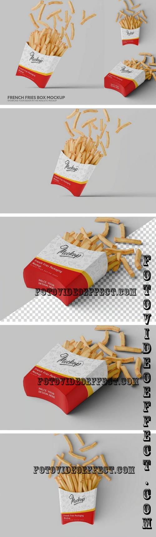 French Fries Box Mockup - 2C337PW