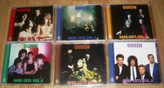 Queen - Rare Cuts Volumes 1-6 6CD Collection Japan