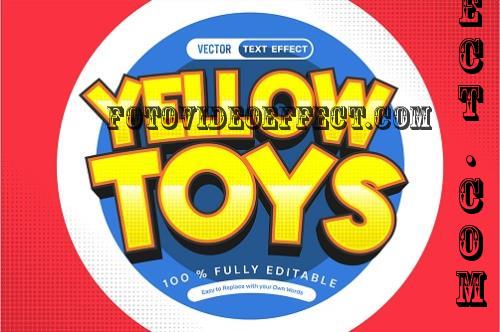 Yellow Toys Comic Text Effect - E4VM93X