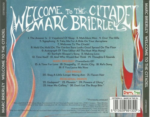 Marc Brierley - Welcome To The Citadel (1966-69) (2014) Lossless