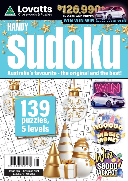 Lovatts Handy Sudoku - Issue 246 2024