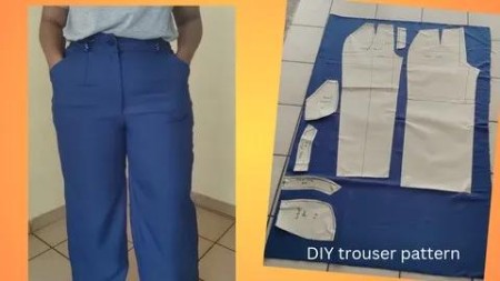 How To Draft Simple Trouser Pattern