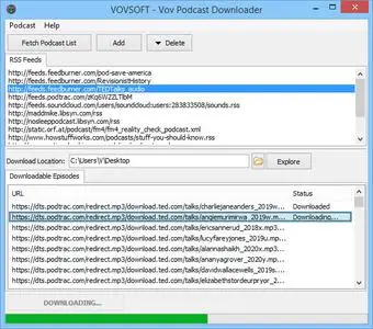 VovSoft Podcast Downloader 3.3