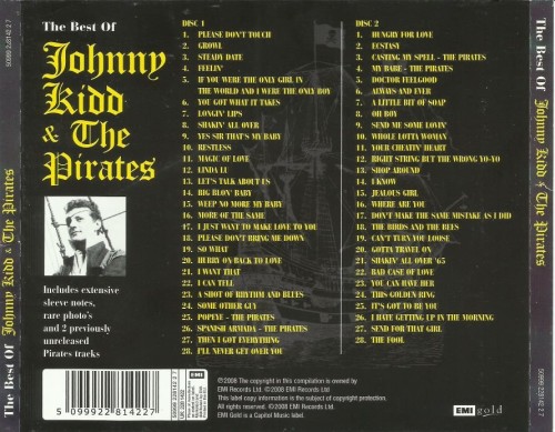 Johnny Kidd & The Pirates - The Best Of (2008) 2CD  Lossless