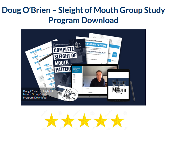 Doug O'Brien – Sleight of Mouth Group Study Program Download