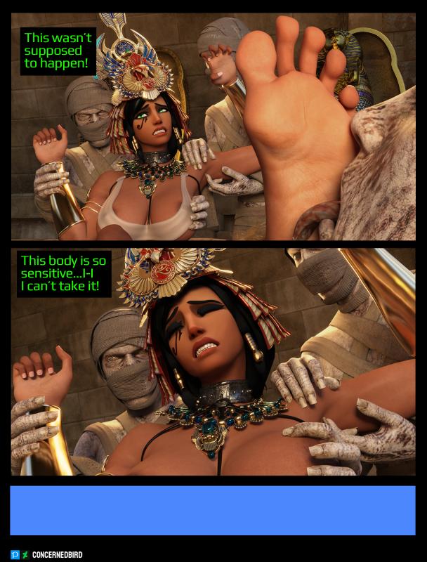 Concernedbird - Phara's tomb of tickle doom 3D Porn Comic