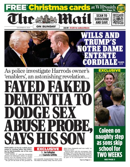 The Mail On Sunday - 8 December 2024