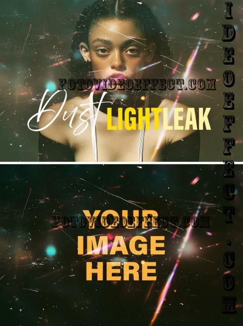 Dust and Light Leaks Photo Effect