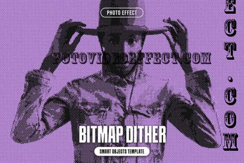 Bitmap Dither Photo Effect - 290740275 - Z6RQ8GD