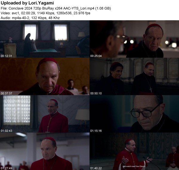 Conclave (2024) 720p BluRay x264 AAC-YTS