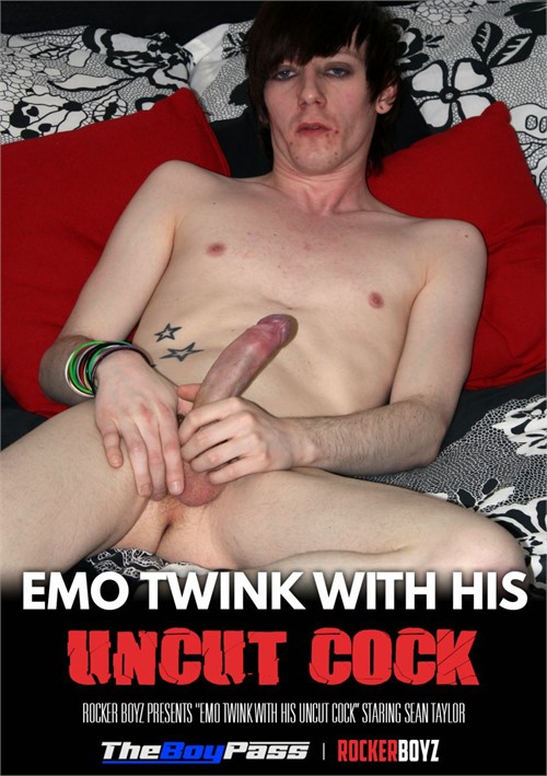 Rocker Boyz - Emo Twink With His Uncut Cock