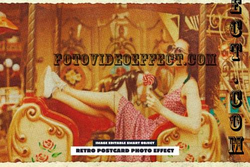 Retro Postcard Photo Effect - 290764564 - FLRGM6H