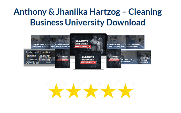 Anthony & Jhanilka Hartzog – Cleaning Business University Download