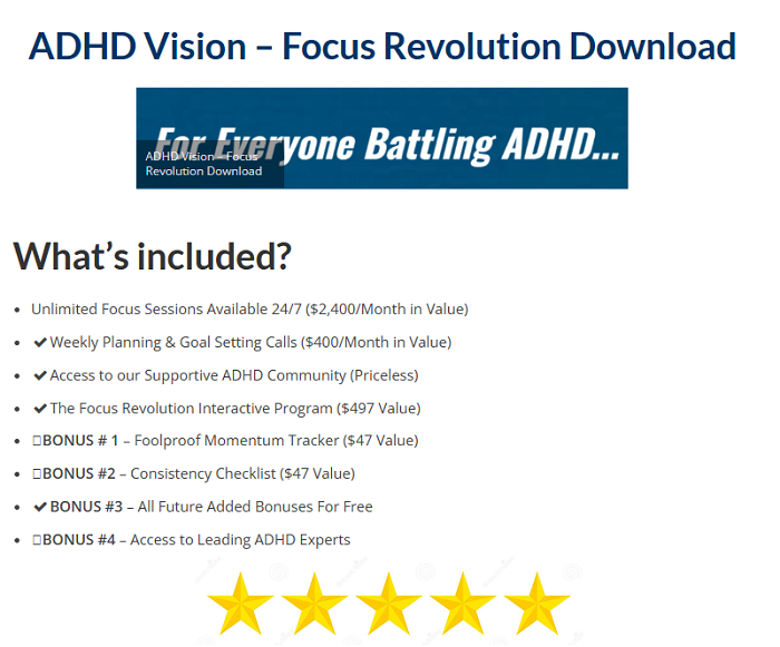 ADHD Vision – Focus Revolution Download