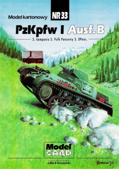   PzKpfw I Ausf.B (ModelCard 033)