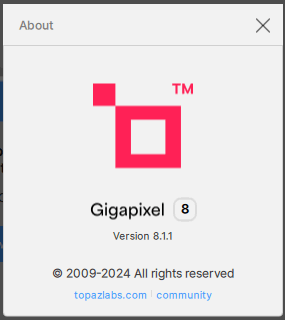 Topaz Gigapixel AI 8.1.1