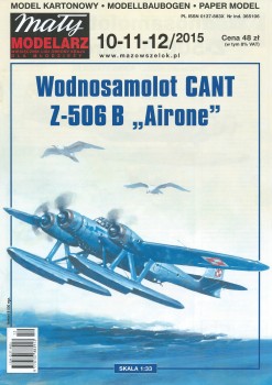  "" /  CANT Z.506 B Airone (Maly Modelarz 10-11-12/2015)