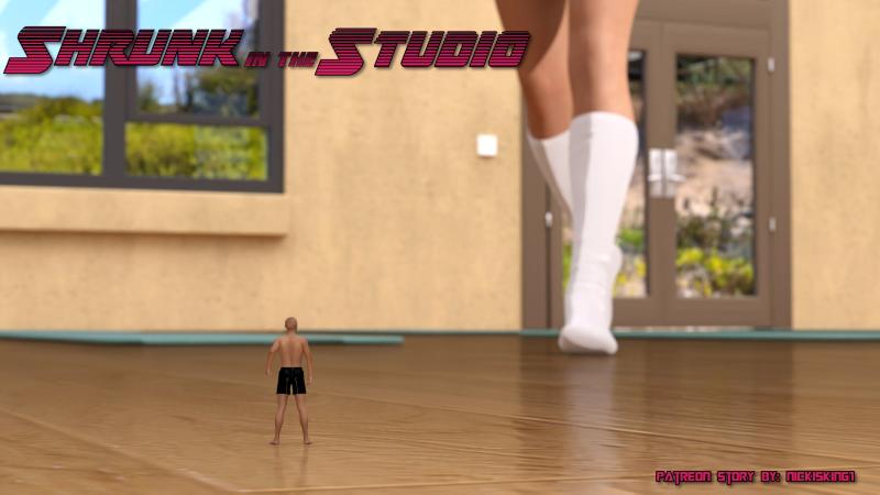 NICKISKING1 - Shrunk in the Studio 3D Porn Comic