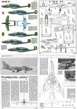 Letectvi+Kosmonautika 1989-2 - Scale Drawings and Colors