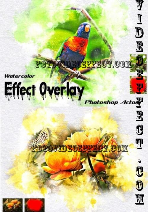 Watercolor Effect Overlay Photoshop