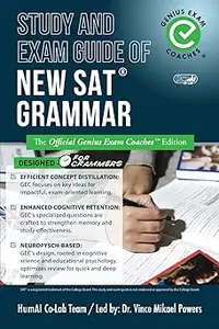 Study and Exam Guide of New SAT Grammar The Official Genius Exam Coaches Edition