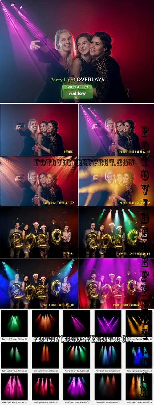 Party Lights png photo overlays - 287774599 - QPKLGPW