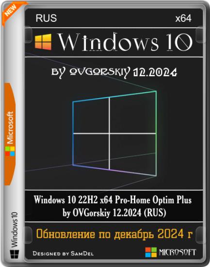 Windows 10 22H2 x64 Pro-Home Optim Plus by OVGorskiy 12.2024 (RUS)