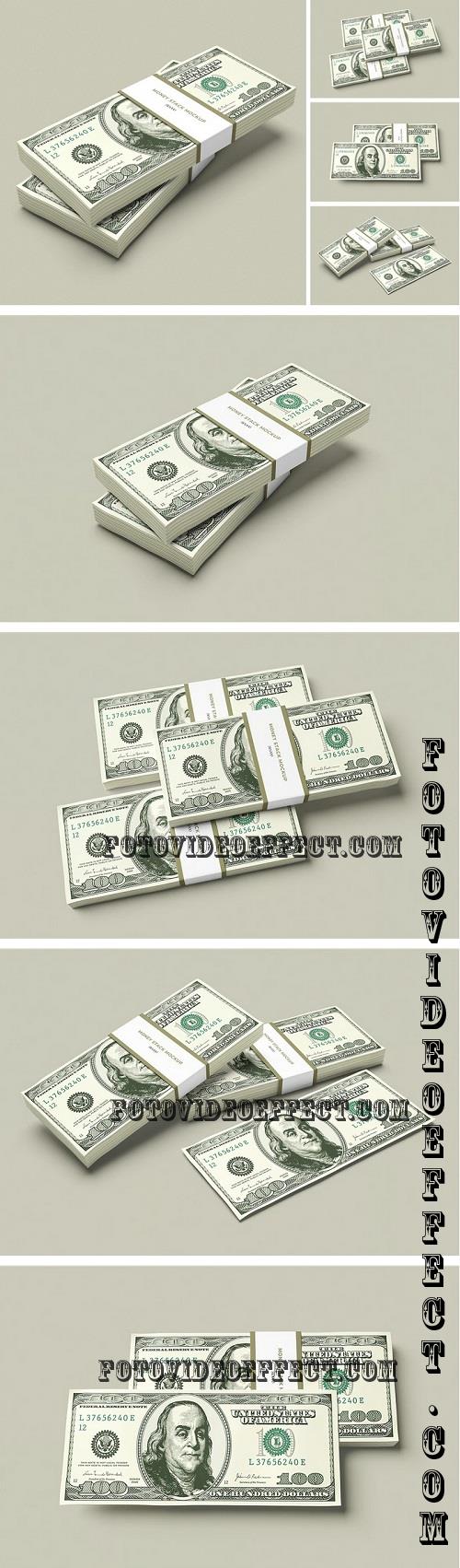 Money Stack Mockup - RVXQVAG