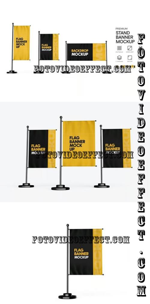 Promotional Flag Mockup - E4CFWJ5