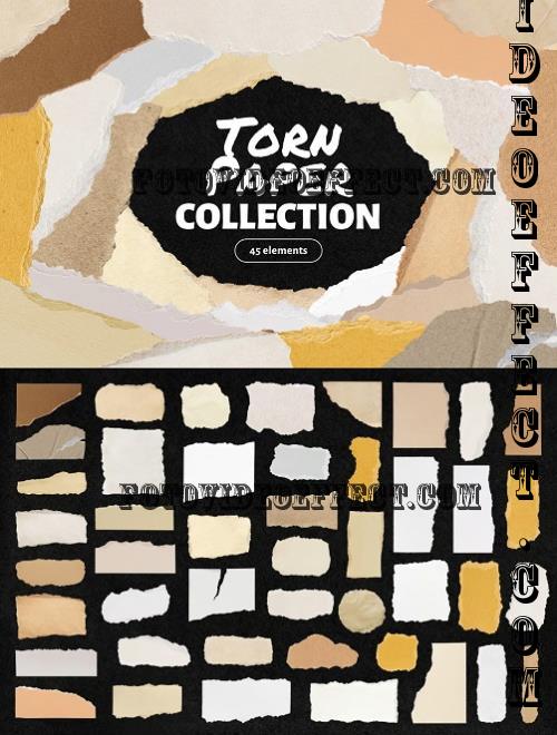 45 torn paper element collection - 5RLTX2G